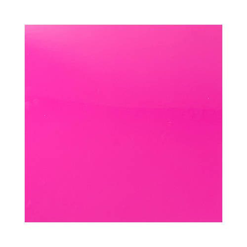 Un foglio di pellicola autoadesiva che cambia colore dal rosa al viola