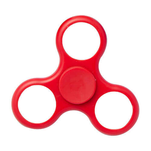 Spinner in plastica per sublimazione - Whirlwind - rosso