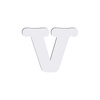 Lettera decorativa da MDF per sublimazione 15 cm V