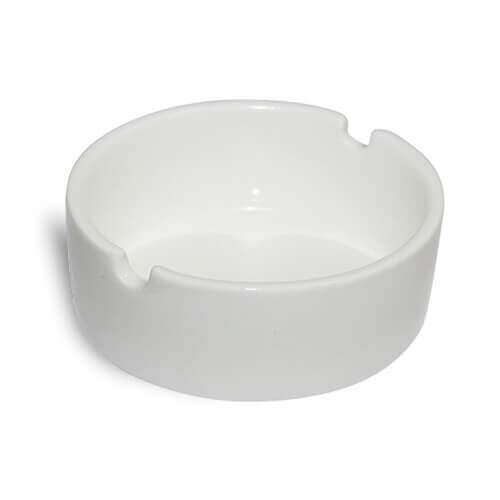 Posacenere in ceramica bianca Trasferimento termico a sublimazione