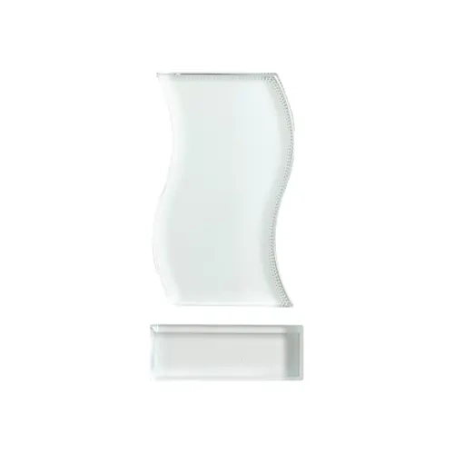 Sublicrylic cristallo modello CC108178BW con base Sublimazione Trasferimento termico