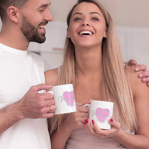 Foglio con zirconi per trasferimento termico - cuore