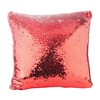 Copricuscino 40 x 40 cm con paillettes per sublimazione - rosso