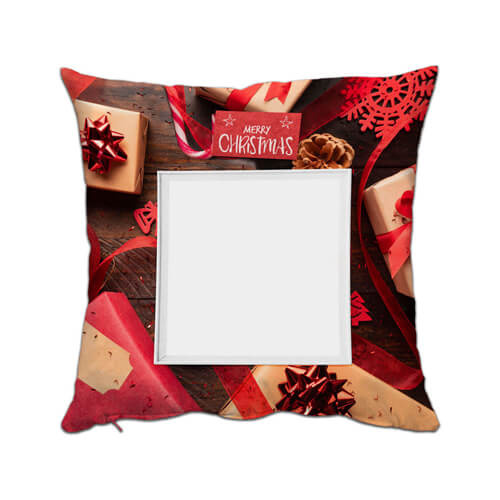 Federa in raso bicolore 38 x 38 cm per sublimazione - Gift