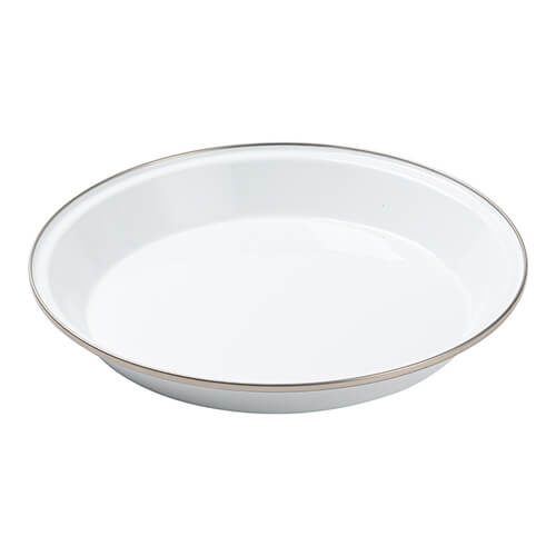 Piastra smaltata Ø 25 x 3,4 cm per sublimazione