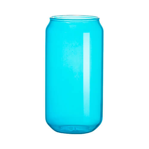 Vetro da 550 ml per sublimazione - turchese