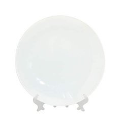 Piatto in Vetro 20 cm con Supporto Sublimazione Trasferimento termico