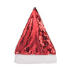 Cappello di Babbo Natale con paillettes bicolore per Sublimazione - rosso
