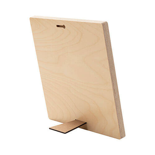 Cornice fotografica quadrata in compensato per sublimazione - 25,4 x 25,4 cm