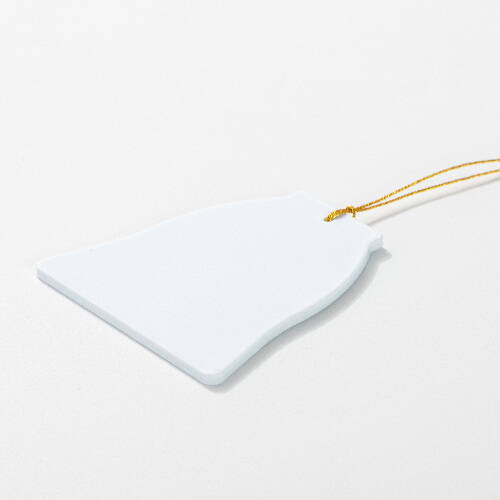 Ciondolo in plastica per sublimazione - campana