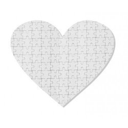 Puzzle magnetici cuore 19,5 x 19,5 cm 75 elementi Trasferimento termico a sublimazione