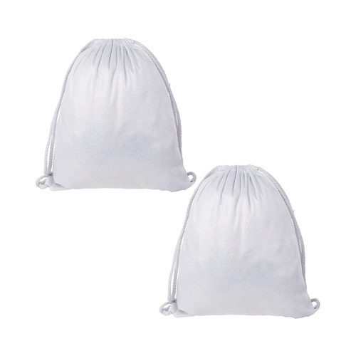 Set di 2 sacchetti glitterati 33 x 42 cm per la stampa