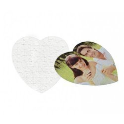 Puzzle di feltro cuore 19,5 x 19,5 cm 75 elementi Trasferimento termico a sublimazione
