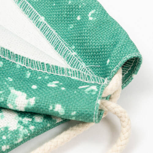 Borsa posteriore Bleached Starry Green per sublimazione