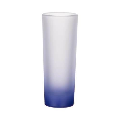 Un vetro smerigliato da 90 ml per sublimazione - sfumatura blu navy
