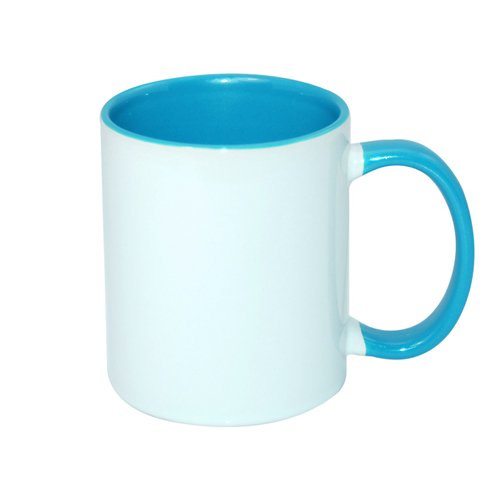 Tazza 330 ml ECO FUNNY celeste Sublimazione Termostampa