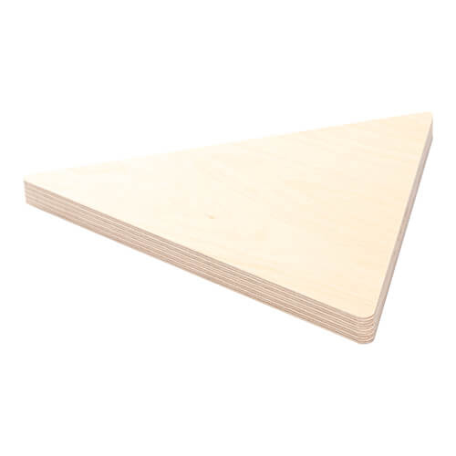 Cornice fotografica triangolare in compensato per sublimazione - 22,8 x 25,4 cm