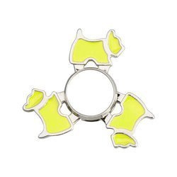 Spinner in metallo per sublimazione - Cane - verde