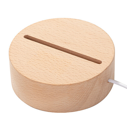 Base per lampada a LED - rotonda Ø 10 cm - luce calda