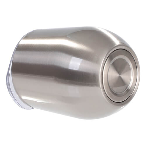 Tazza per vin brulè 260 ml per sublimazione - argento con foro per bere chiuso