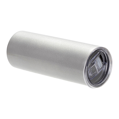 Tazza da 600 ml con effetto superficie screpolata per sublimazione - argento