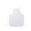 Grembiule bianco adulto con tasca per sublimazione
