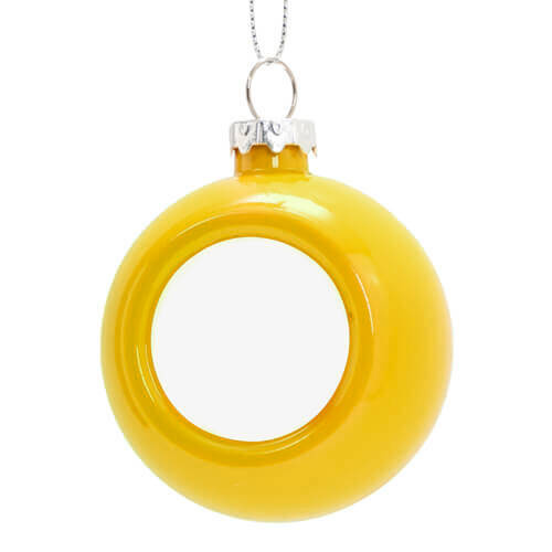 Guaina per albero di Natale Ø 6 cm per sublimazione - giallo lucido
