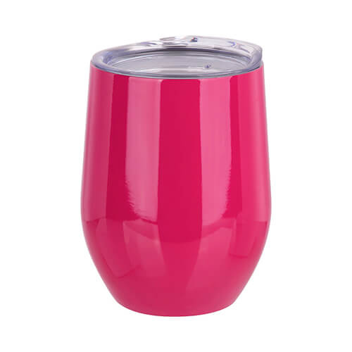 Tazza per vin brulè 360 ml per sublimazione - rosa rossa