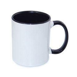 Tazza FUNNY nero JS Coating 330 ml Sublimazione Termostampa