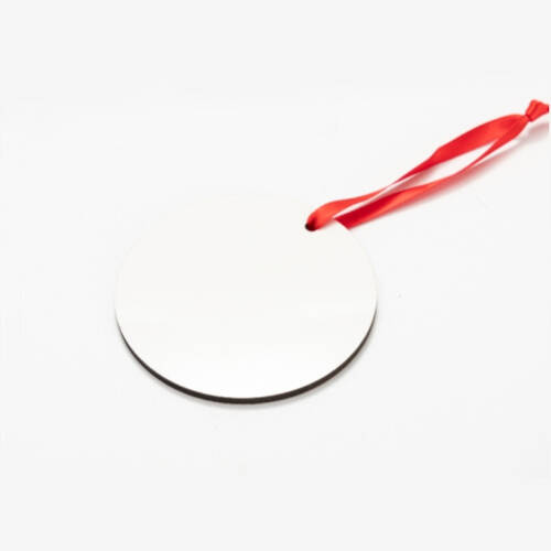 Appendino bifacciale in cartone per sublimazione - cerchio