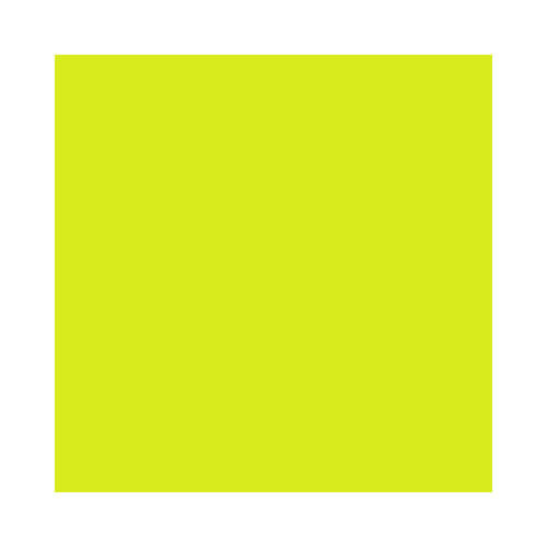Un foglio di pellicola autoadesiva che vira dal giallo al verde