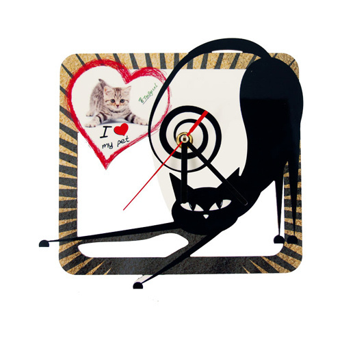 Orologio da parete realizzato in MDF - Cat - Sublimazione a Trasferimento Termico