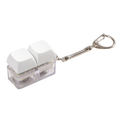 Portachiavi a LED - tastiera a sublimazione - 2 tasti