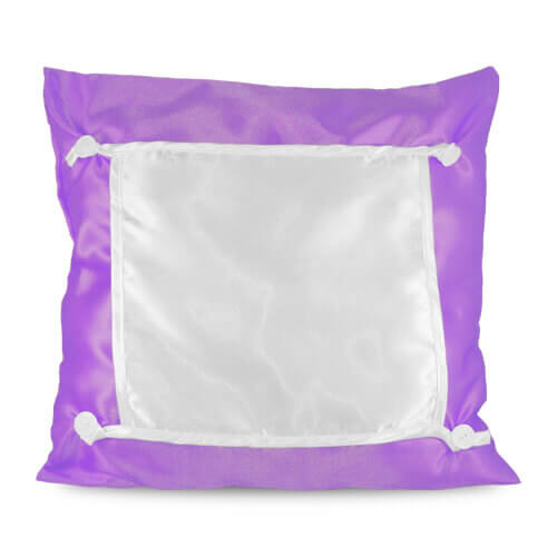 Copricuscino ECO viola 40 x 40 cm per sublimazione di trasferimento termico