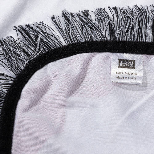 Coperta in peluche 150 x 100 cm con motivo a busta per sublimazione