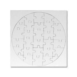 Cerchio puzzle 21 x 21 cm 30 elementi Trasferimento termico a sublimazione