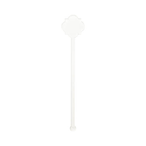 Agitatore per bevande in acrilico 15 cm per sublimazione - fiore