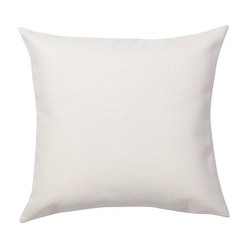 Federa in lino 40 x 40 cm senza cerniera a sublimazione