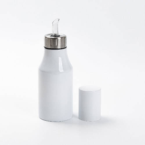 Dispenser per olio in acciaio inossidabile da 500 ml per sublimazione - bianco