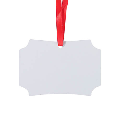 Pendente a sublimazione in alluminio - rosetta