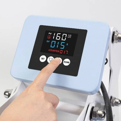 Pressa automatica in piano con piano estensibile 40 x 50 cm