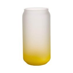 Vetro smerigliato da 550 ml per sublimazione - sfumatura giallo