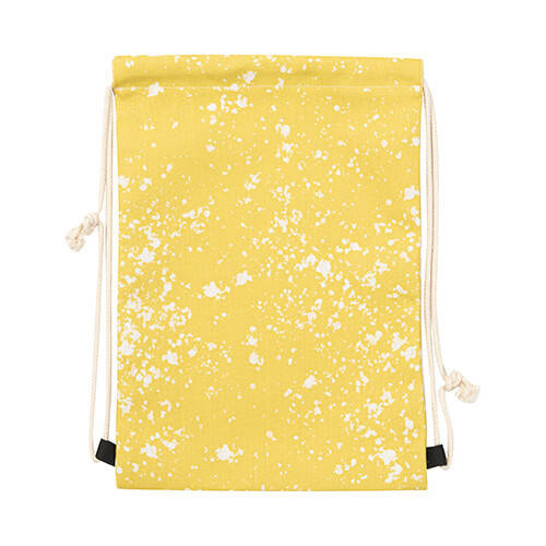 Borsa posteriore Bleached Starry Yellow per sublimazione