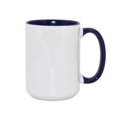 Tazza MAX 450 ml FUNNY blu scuro Sublimazione Termostampa