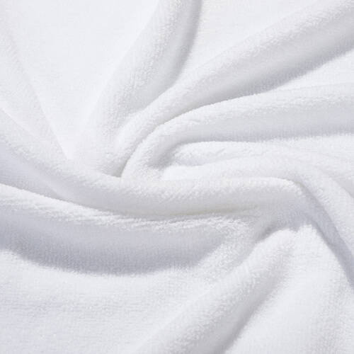 Asciugamano 152 x 76 cm con frange per sublimazione - bianco