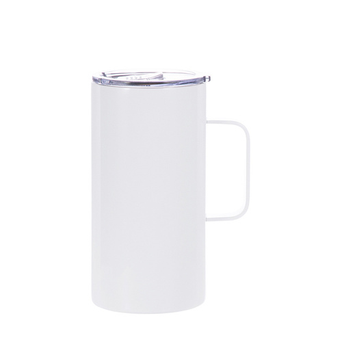 Set di 4 tazze da 600 ml con manico per la stampa