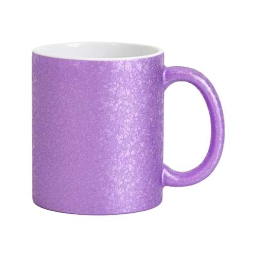 Tazza 325 ml con effetto superficie screpolata per sublimazione - viola