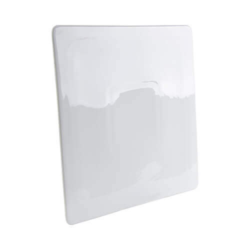 Piatto piano quadrato 24,5 x 24,5 cm per la sublimazione