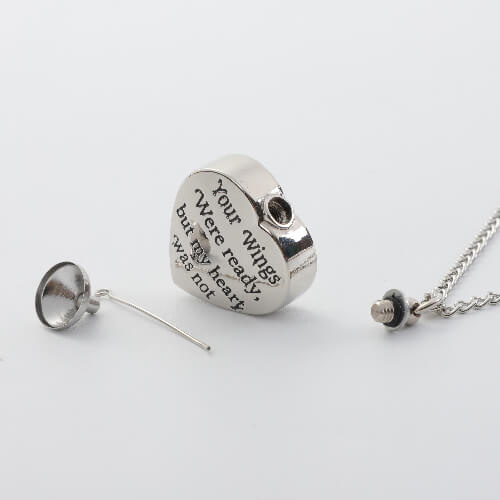 Collana a forma di cuore per sublimazione