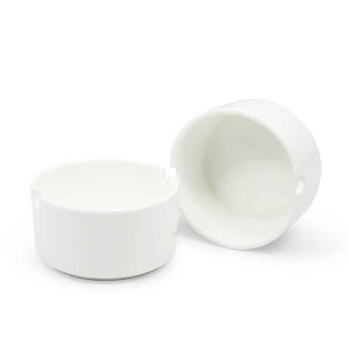 Posacenere in ceramica bianca Trasferimento termico a sublimazione